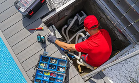 Pool service, repair and maintenance