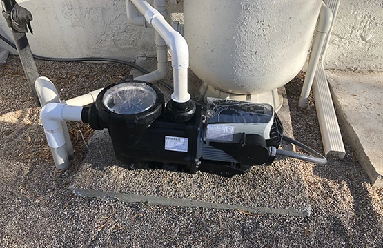Pool equipment repair and replacement services