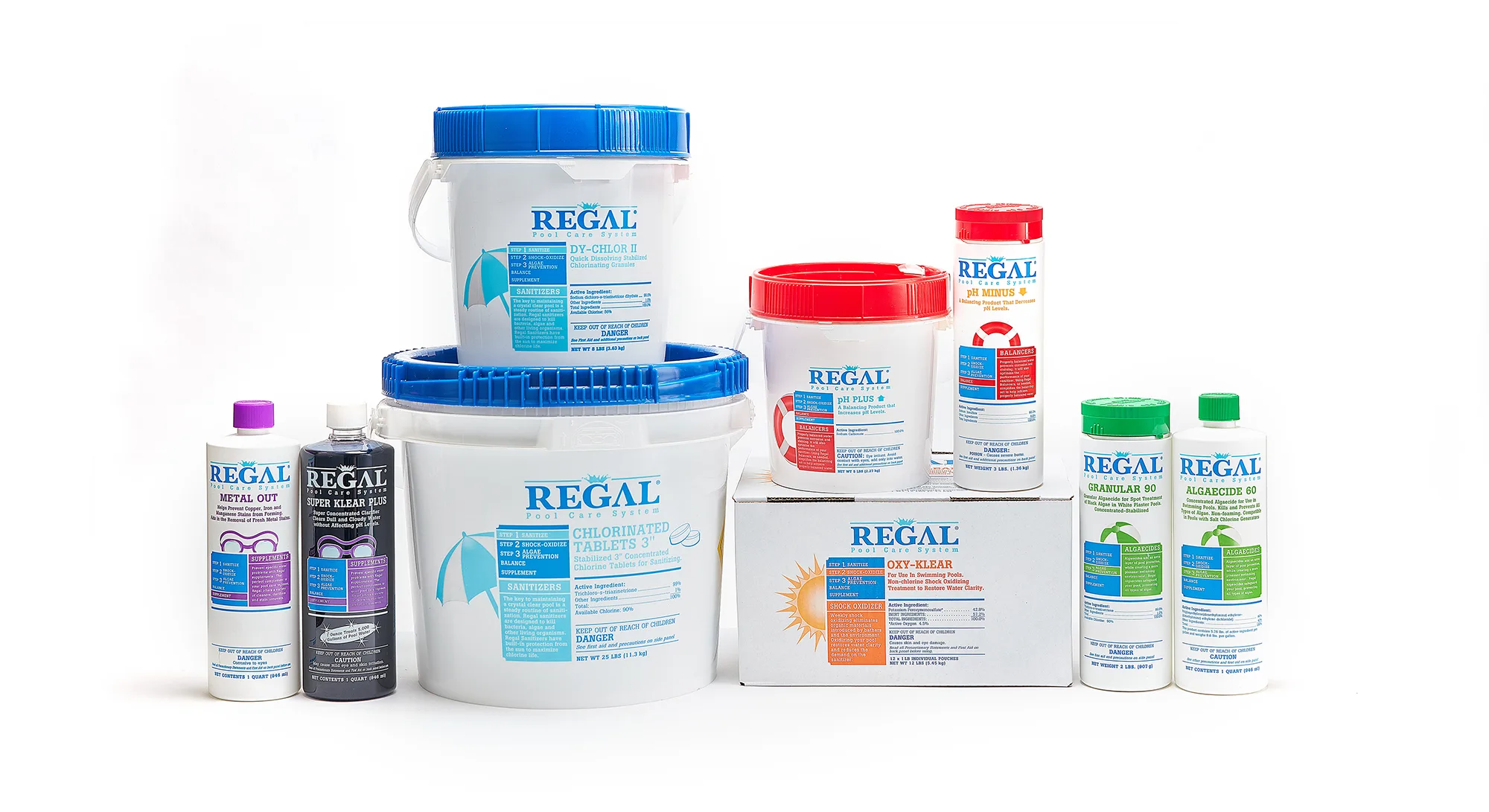 Regal pool water care products